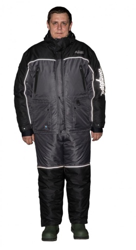 Зимний костюм для рыбалки Canadian Camper Denwer Pro цвет Black/Gray (3XL) фото 5